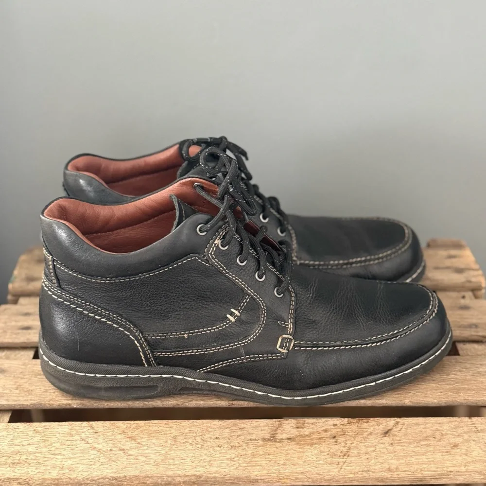 Johnston‎ & Murphy XC4 Rutledge Sheepskin Leather Boots 11.5M A34